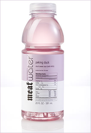 meat water, peking duck, duck sweet sour with MSG